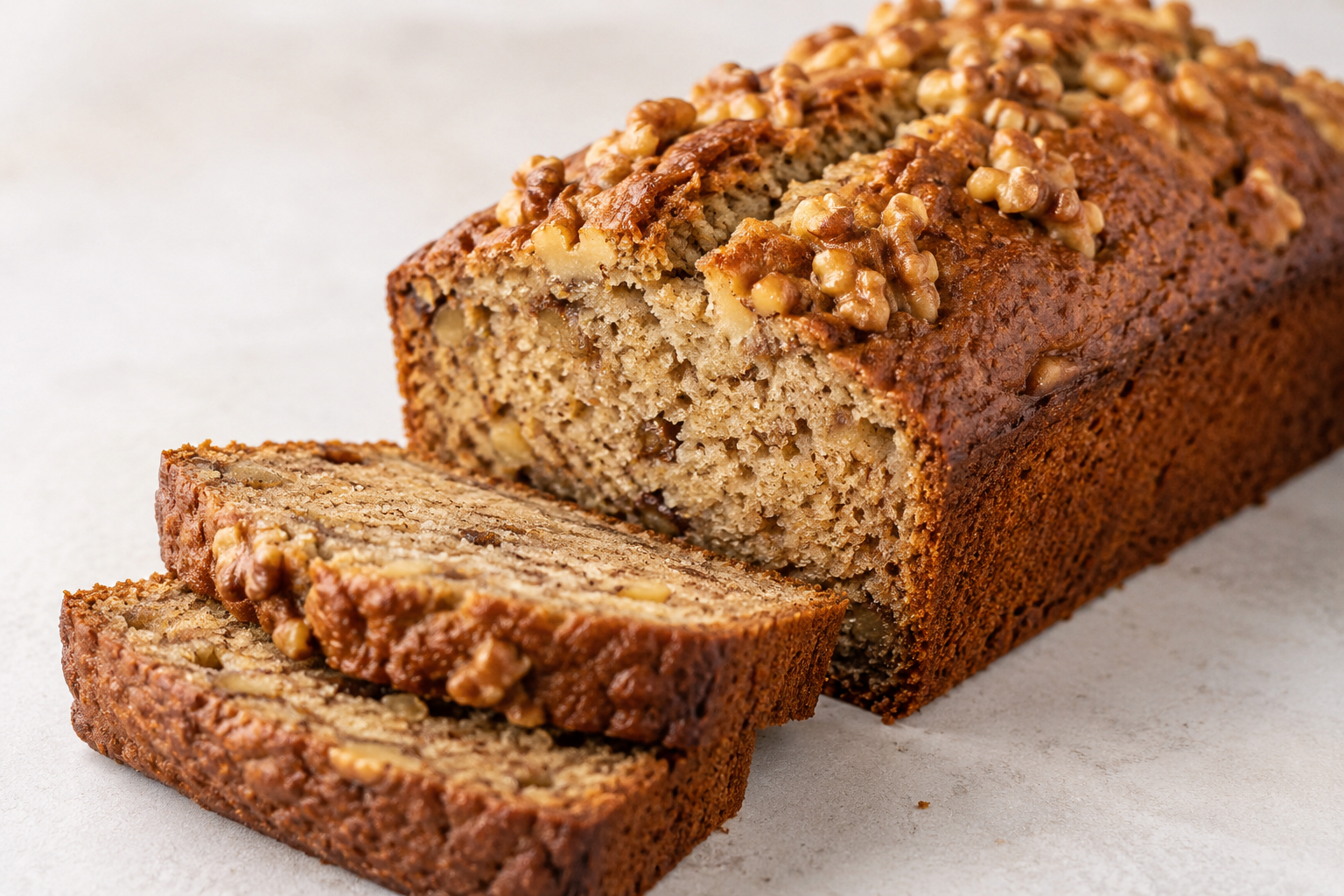 Budín de Banana y Nueces